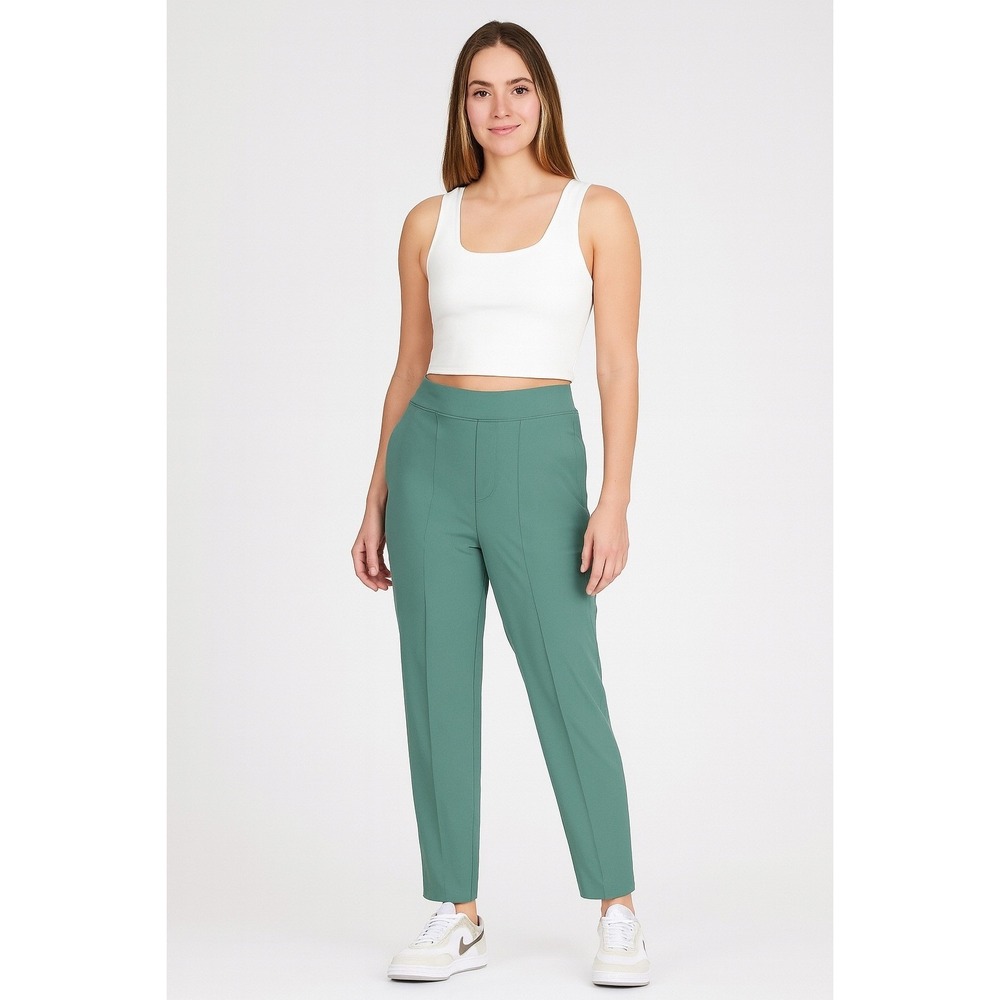 Athleta Brooklyn Heights High Rise Pant 2‎ Tall Straight Leg Travel Business